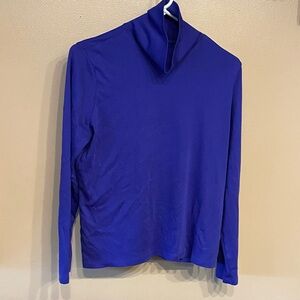 L.L. Bean Women's Cobalt Blue Long Sleeve Tee